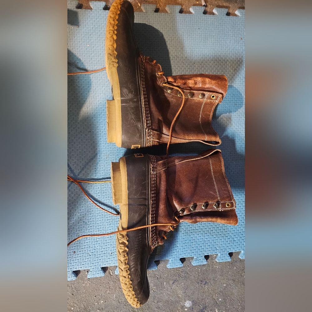 Vintage LL Bean boots leather
